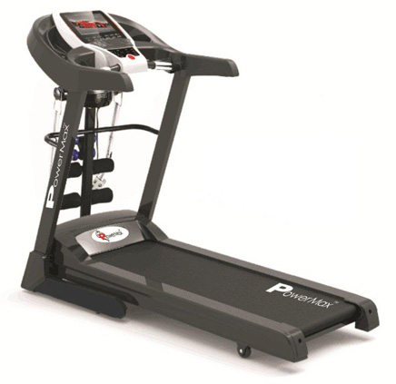 Powermax Fitness TDA-225 2HP (4HP peak) Multifunction Motorized Treadmill with Auto-Inclination, Auto-lubrication (Warranty:Motor-3 yr; Other parts-1 yr)