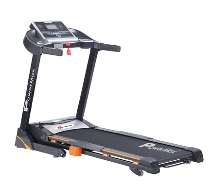 Powermax Fitness TDA-310 2.75HP (5.5HP peak) Motorized Treadmill with Auto Inclination(Warranty: Motor-3 yrs; Other parts-1yr)
