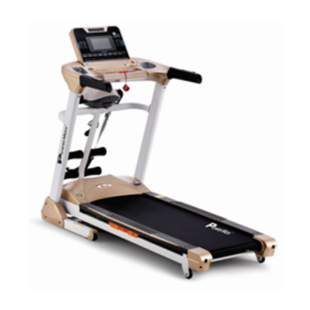 Powermax Fitness TDA 450 3HP (6HP peak) Multifunction Motorized Treadmill with Auto-Inclination(Warranty: Motor-3 yrs; Other parts-1yr)