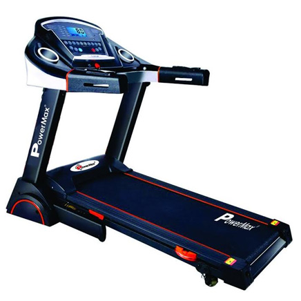 Powermax Fitness TDA-230 2HP (4HP peak) Motorized Treadmill with Auto Incline, Auto-lubrication (Warranty: Motor-3 yrs; Other parts-1yr; Frame:Lifetime)