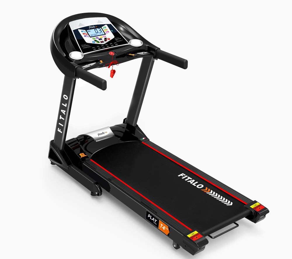 Fitalo Play T4 Lite Motorised Treadmill with Voice broadcast